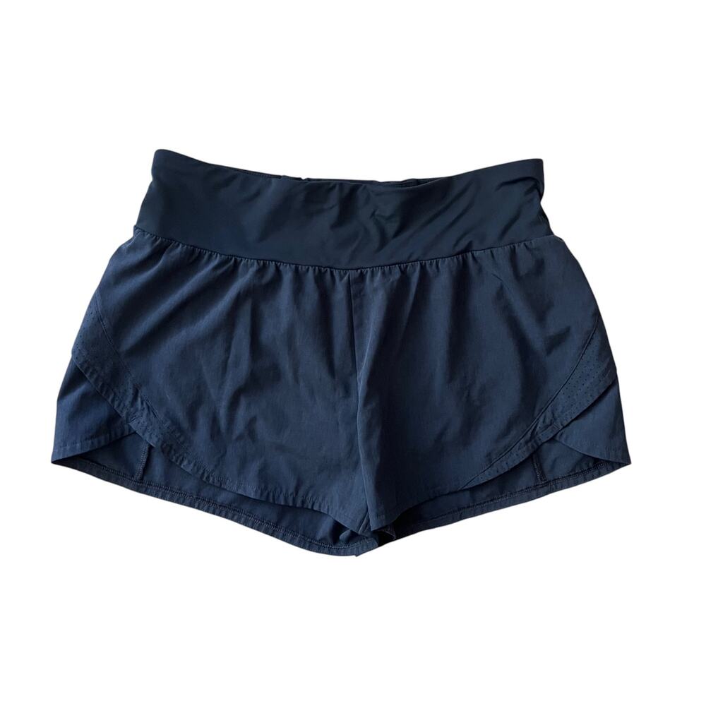 CALIA Women's Kick It Up Mid Rise Shorts Navy Size M